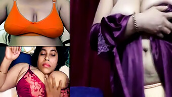 Indian Milf With Big Tits And Nipples Gets Rough And Wild