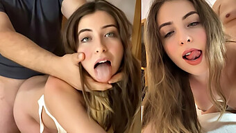 Bisexuelle Teenagerin Wird Schwanger Und Gibt Einen Blowjob In Pov