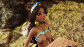 A Fantasia Da Disney De Raya Se Torna Realidade Com Um Creampie De Jasmine Em 3d