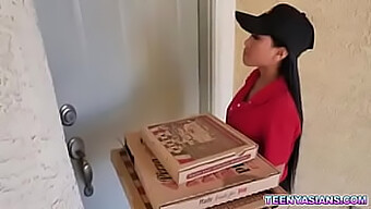 Watch As A Delivery Girl Gets Down And Dirty In This Steamy Video