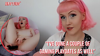 Pink-Haired Beauty Indulges In Self-Pleasure And Toy Play