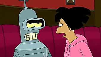 Η Amy Και Ο Bender Σε Μια Αναμέτρηση Καρτούν Πορνό