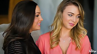 Abigail Mac Og Zoey Taylor I En Het Lesbisk Opplevelse