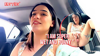 Steamy Solo Session With A Sexy American Lass In Her Vehicle