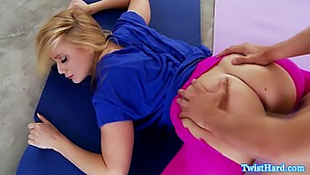 Stunning Blonde Aj Applegate Performs Impressive Blowjob Techniques