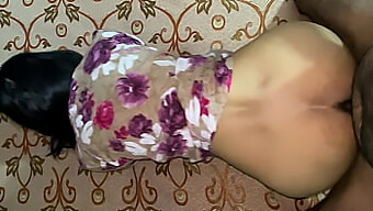 Horny Indian Stepmom Gets A Rough Anal From Behind Fucking