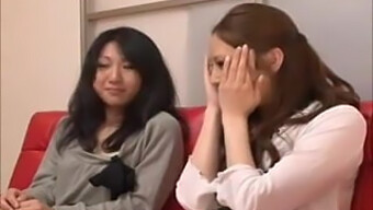 Japanese Sisters In A Social Experiment: Watching Porn And Masturbating