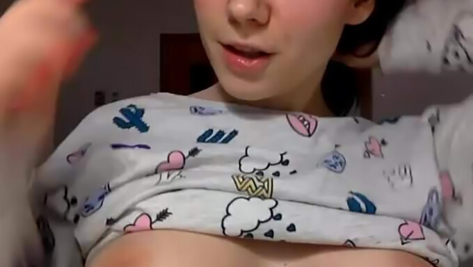 Busty Teen Flashes Her Perfect Assets