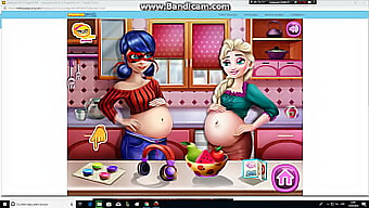 Elsa Ve Ladybug'Un Hamile Porno Videosu