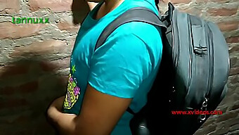 Tannu Xx And Her Boyfriend'S Passionate Encounter With An Indian Teacher