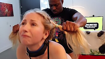 White Girl Scarlette Gets Spanked In Bdsm Scene