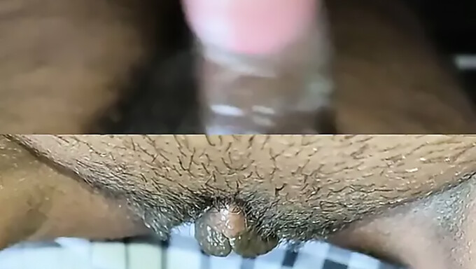 Close-Up Asian Couple In Homemade Video