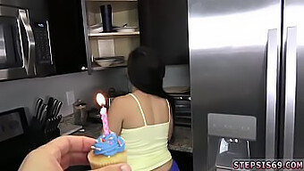 Russian Teen Gets Her First Time On Camera For Her Boyfriend'S Birthday