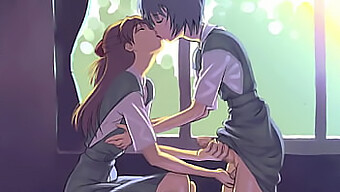 Adolescenta (18+) Anime Este Sărutată Intens În Urechi Într-Un Videoclip Hd