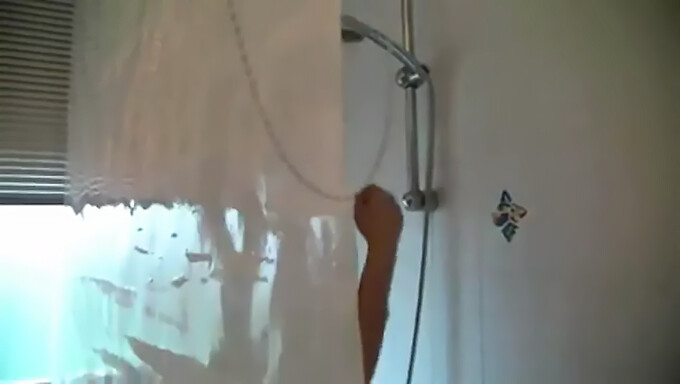 European Couple Records Intimate Shower Video