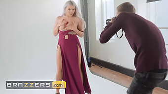 Lana Rose'S Seductive Photo Shoot Takes An Unexpected Turn As She Undresses And Gives Danny A Sensual Blowjob