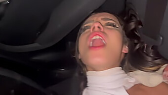 Beautiful Latina Gets Fucked On Bmw And Gives A Great Blowjob