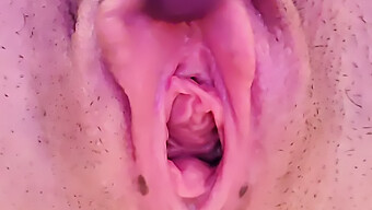 Creamy Lesbian Orgasm With A Sex Toy