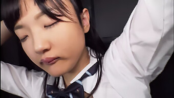 Fantastisk Bdsm Creampie-Scen Med Japansk Sexleksak Och Bondage