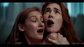 Jia Lissa Dominated By An Extraterrestrial Entity Enjoys Herself With Tiffany Tatum.